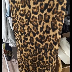 Leopard Print Wrap around scarf